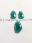 Paraiba Blue Grandidierite Rose Cut Slices